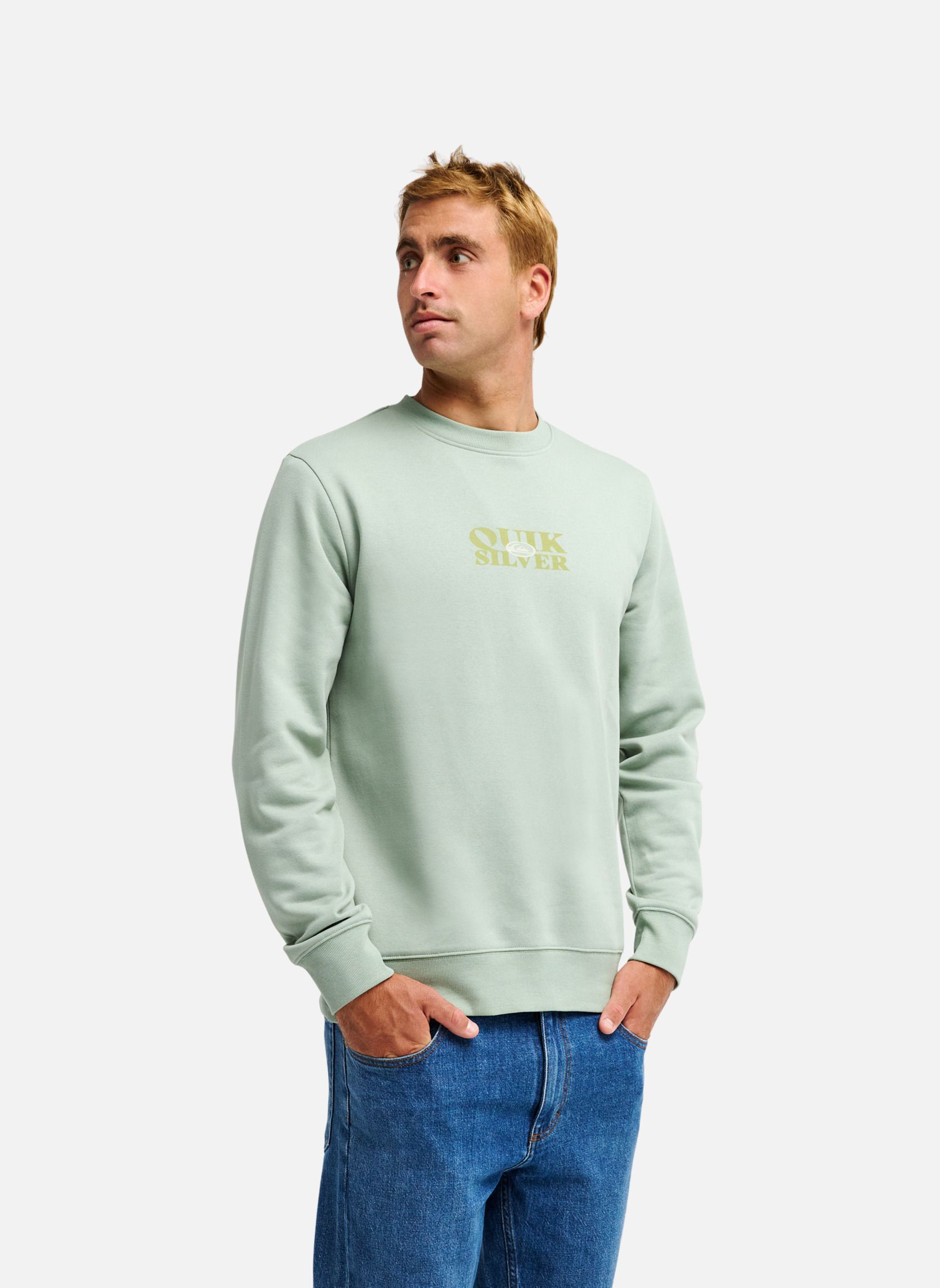 Sweats à capuche TRUE homme vert Quiksilver Sweats à capuche TRUE homme vert Vert
