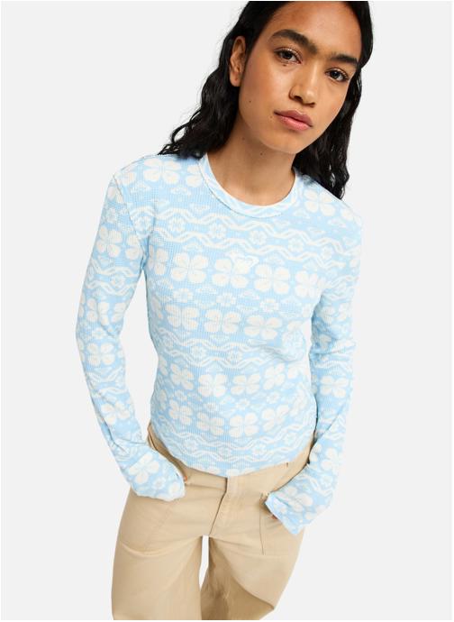 Roxy Sweats à capuche Snowflake Jam femme bleu