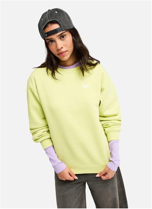 Roxy Sweats à capuche Surf Stoked Brushed femme vert