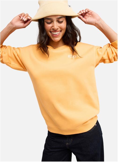 Roxy Sweats à capuche Surf Stoked Brushed femme orange