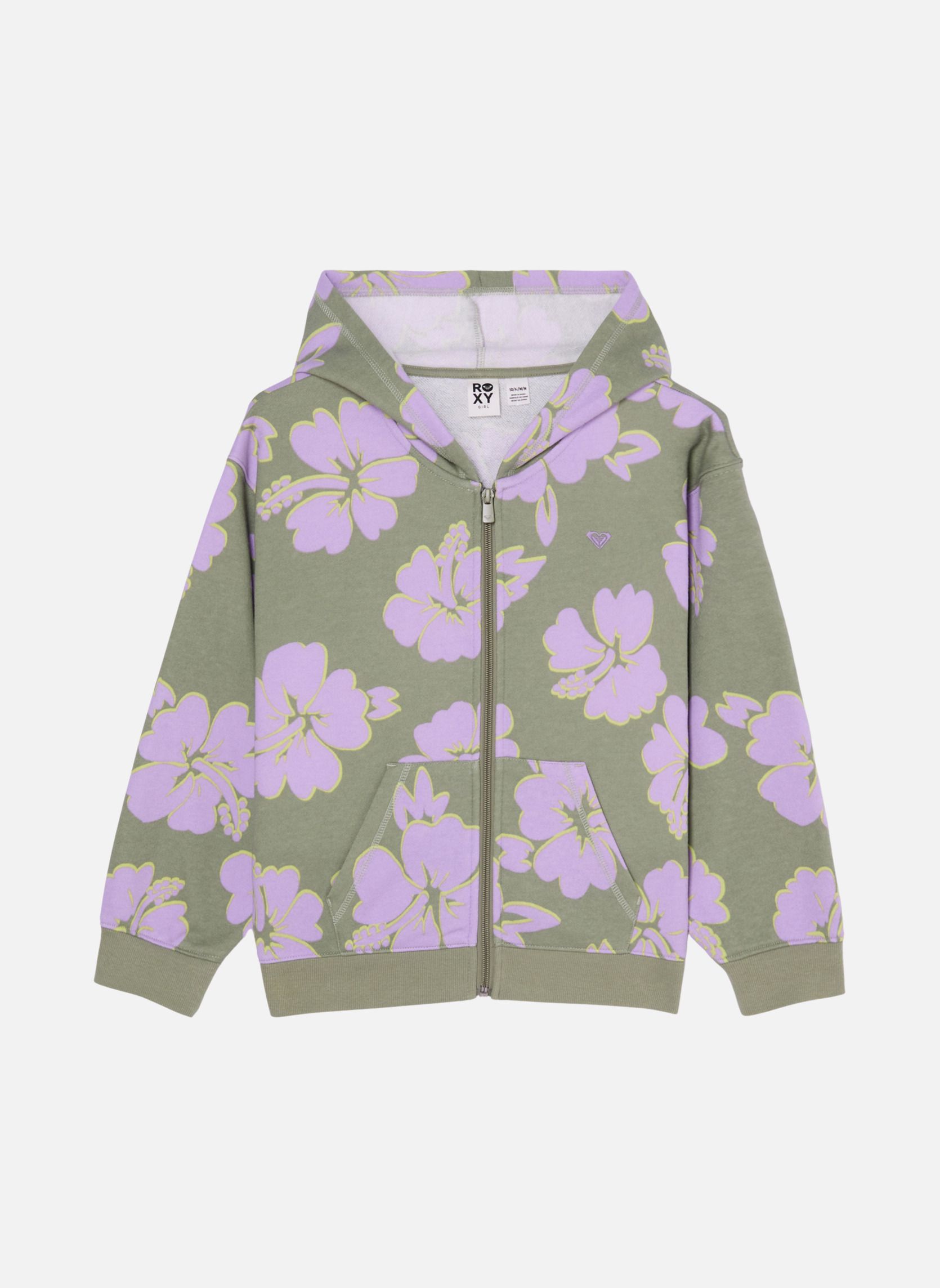 Sweats à capuche Twenty Five Miles fille vert Roxy Sweats à capuche Twenty Five Miles fille vert Vert