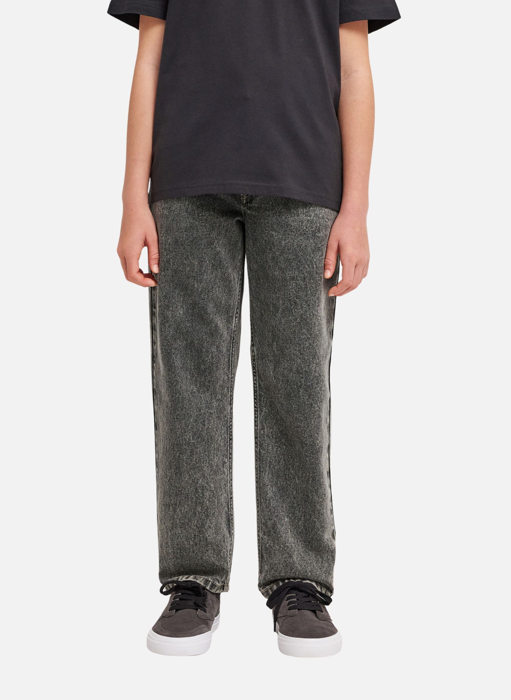 Pantalons Relax 5 Denim Y garçon gris Element Pantalons Relax 5 Denim Y garçon gris Gris