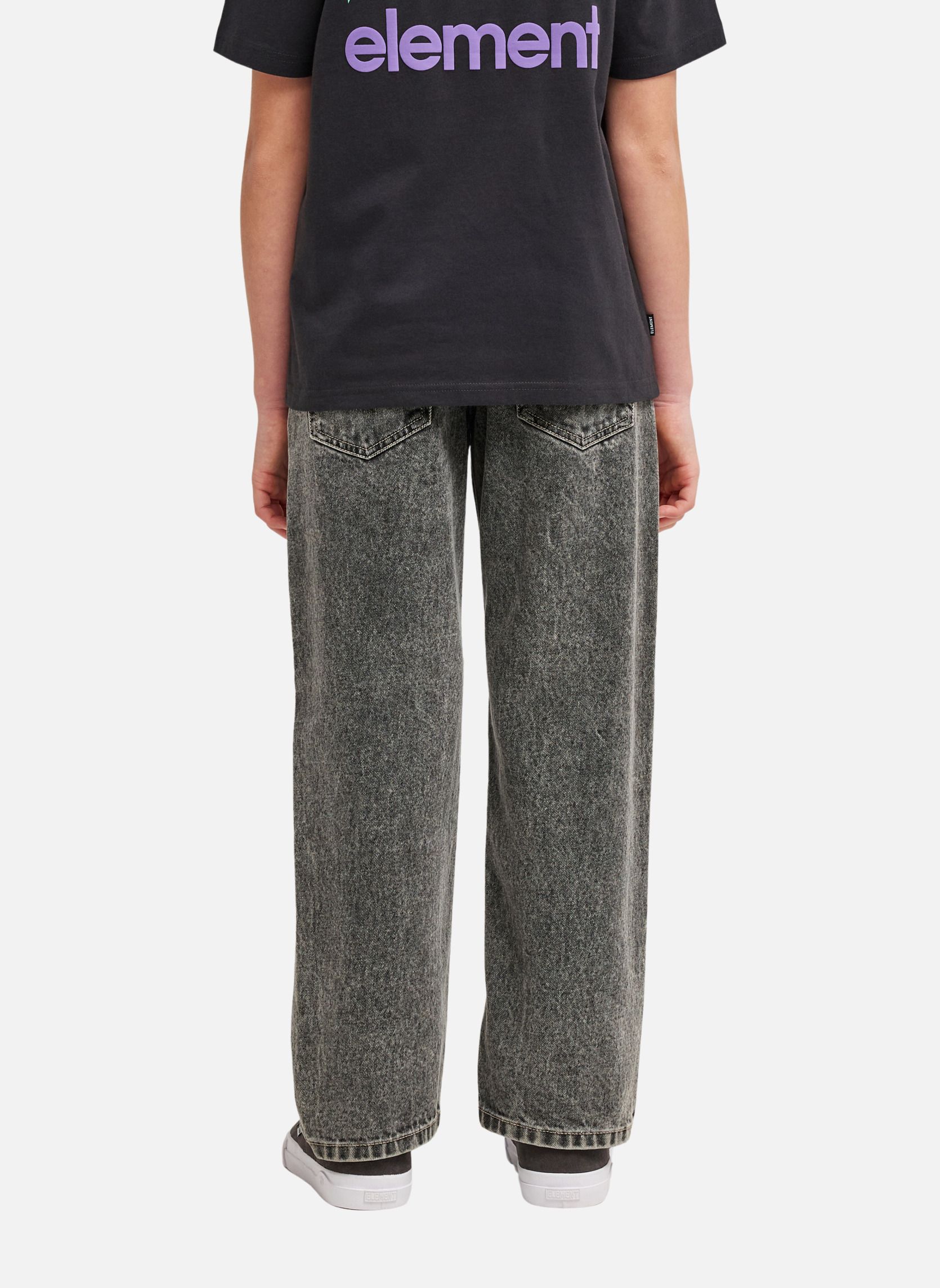 Pantalons Relax 5 Denim Y garçon gris Element Pantalons Relax 5 Denim Y garçon gris Gris