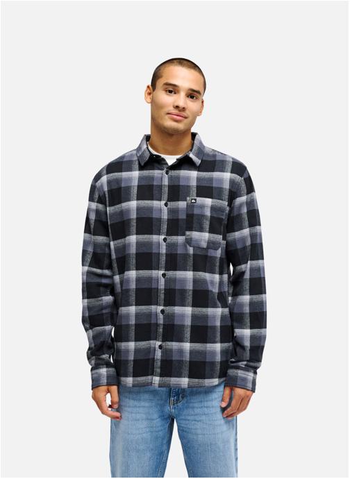 Quiksilver Chemises Motherfly Plaid homme noir