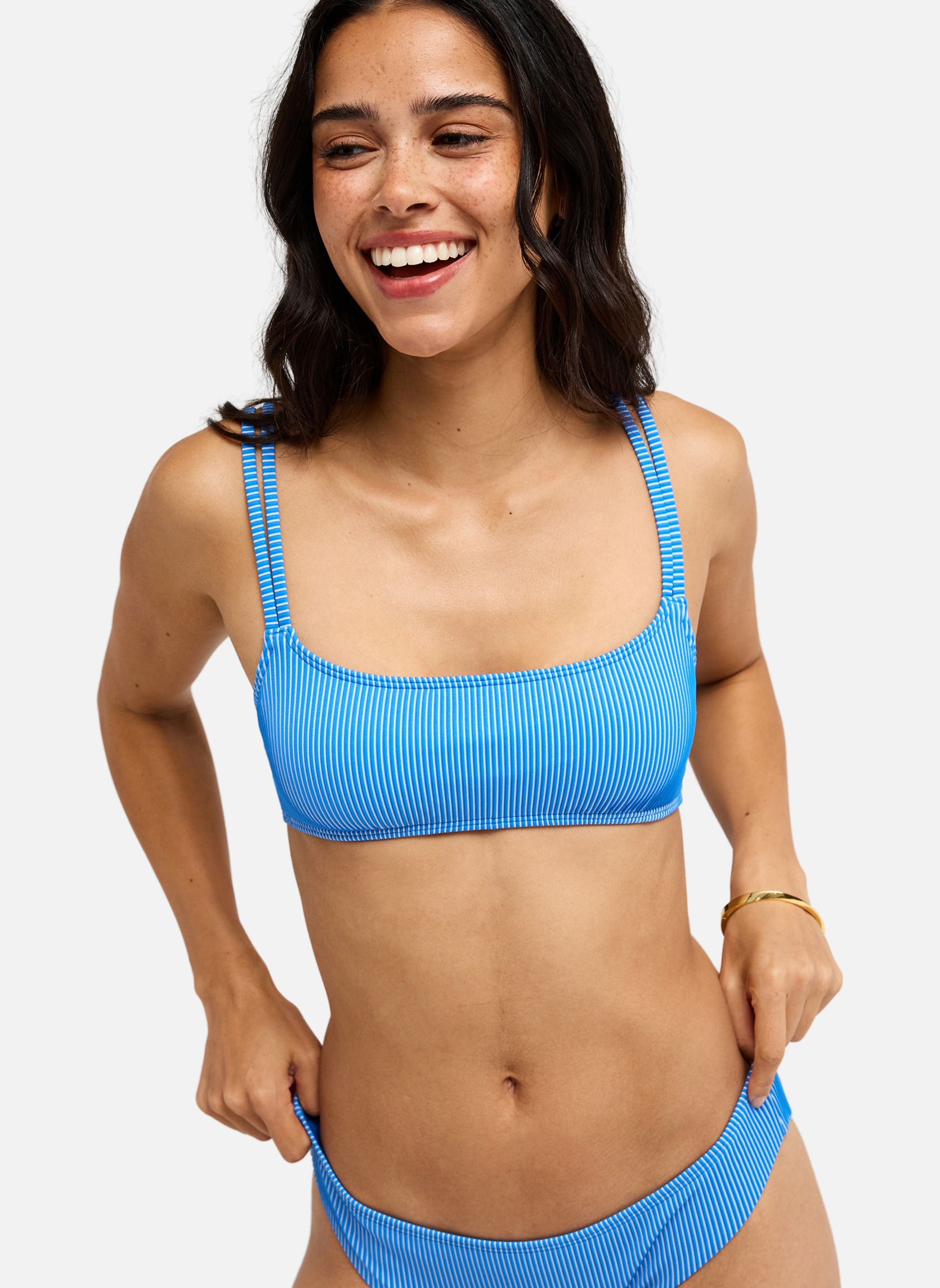 Hauts de maillot balconnet Roxy Love Bralette femme bleu Roxy Hauts de maillot balconnet Roxy Love Bralette femme bleu Bleu