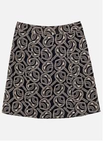 Jupes mi-longues Jupe - JUSY - 00-noir/Ecru femme beige
