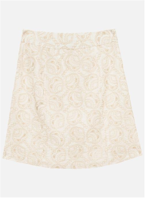 La Petite Etoile Jupes mi-longues Jupe - JUSY - 00-noir/Ecru femme beige
