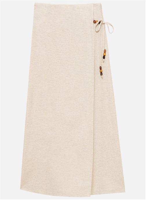 La Petite Etoile Jupes mi-longues Jupe - JAY - 05-naturel femme beige
