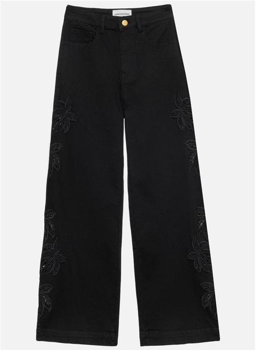 La Petite Etoile Jeans droit Jean - ATLANTYO - 00-noir femme noir
