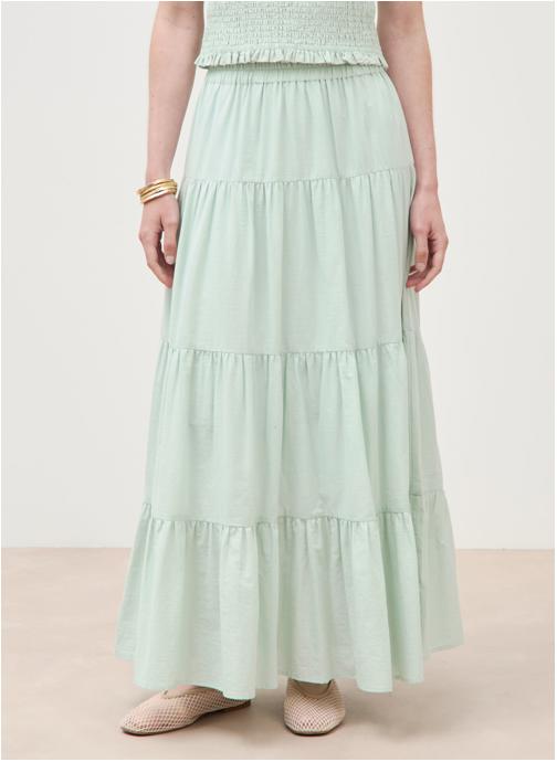 Bonobo Jupes mi-longues JUPCOJULEF femme vert