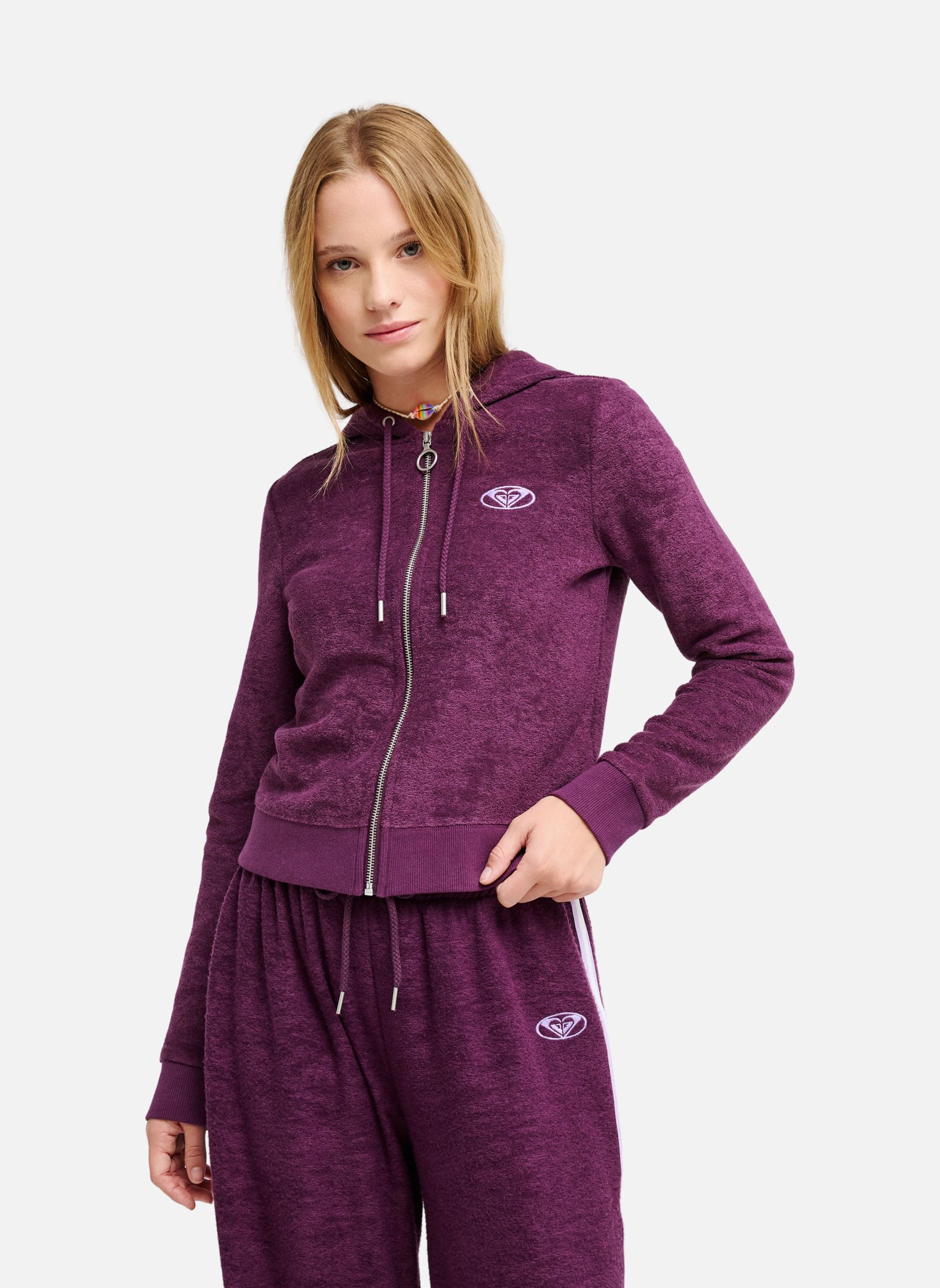 Sweats à capuche Beachy Keen femme violet Roxy Sweats à capuche Beachy Keen femme violet Violet