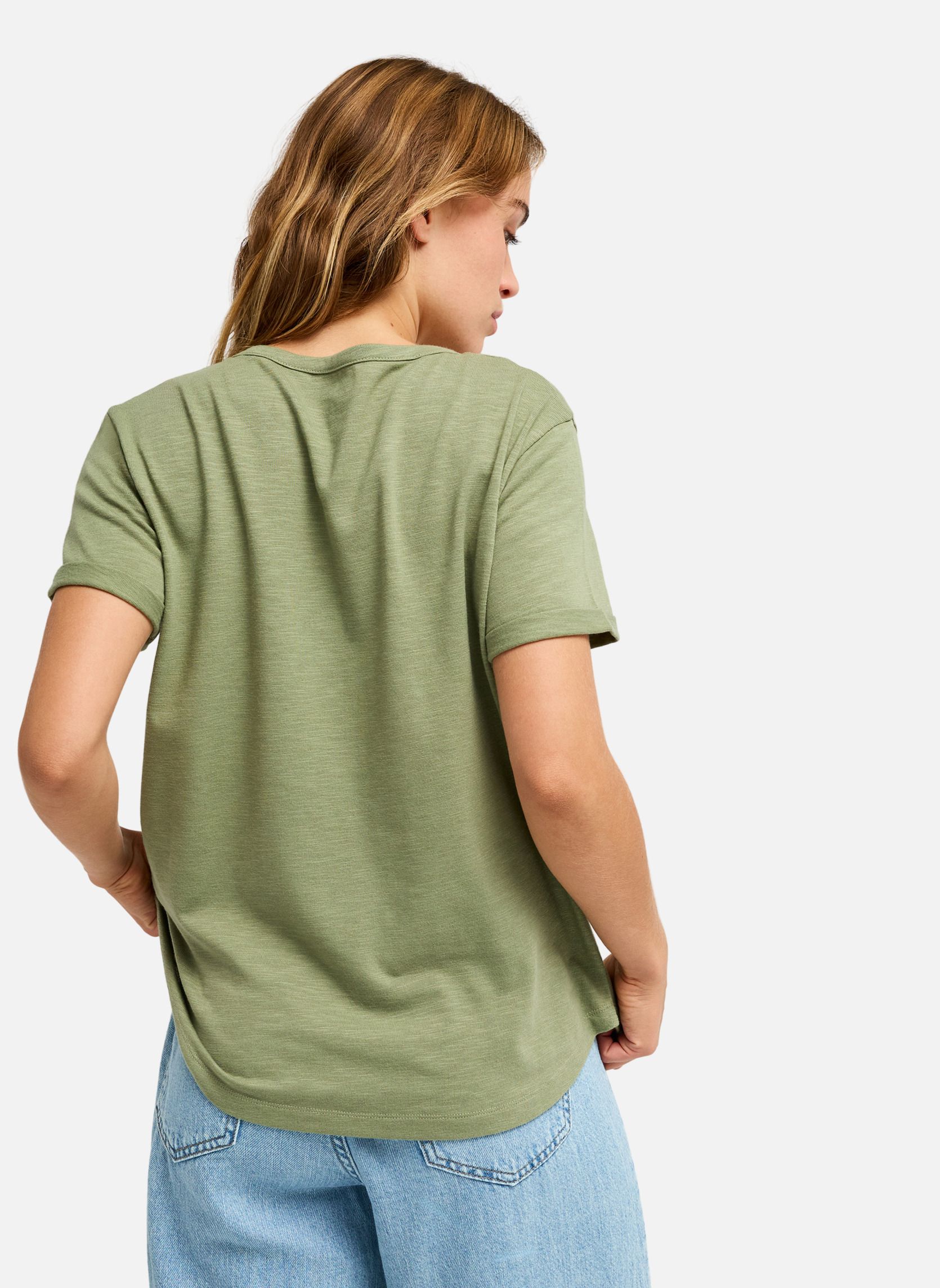 Tee-shirts Oceanwave Regular Slub femme vert Roxy Tee-shirts Oceanwave Regular Slub femme vert Vert