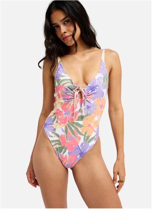 Roxy 1 pièce Hazey Hibiscus One-Piece femme multicolore