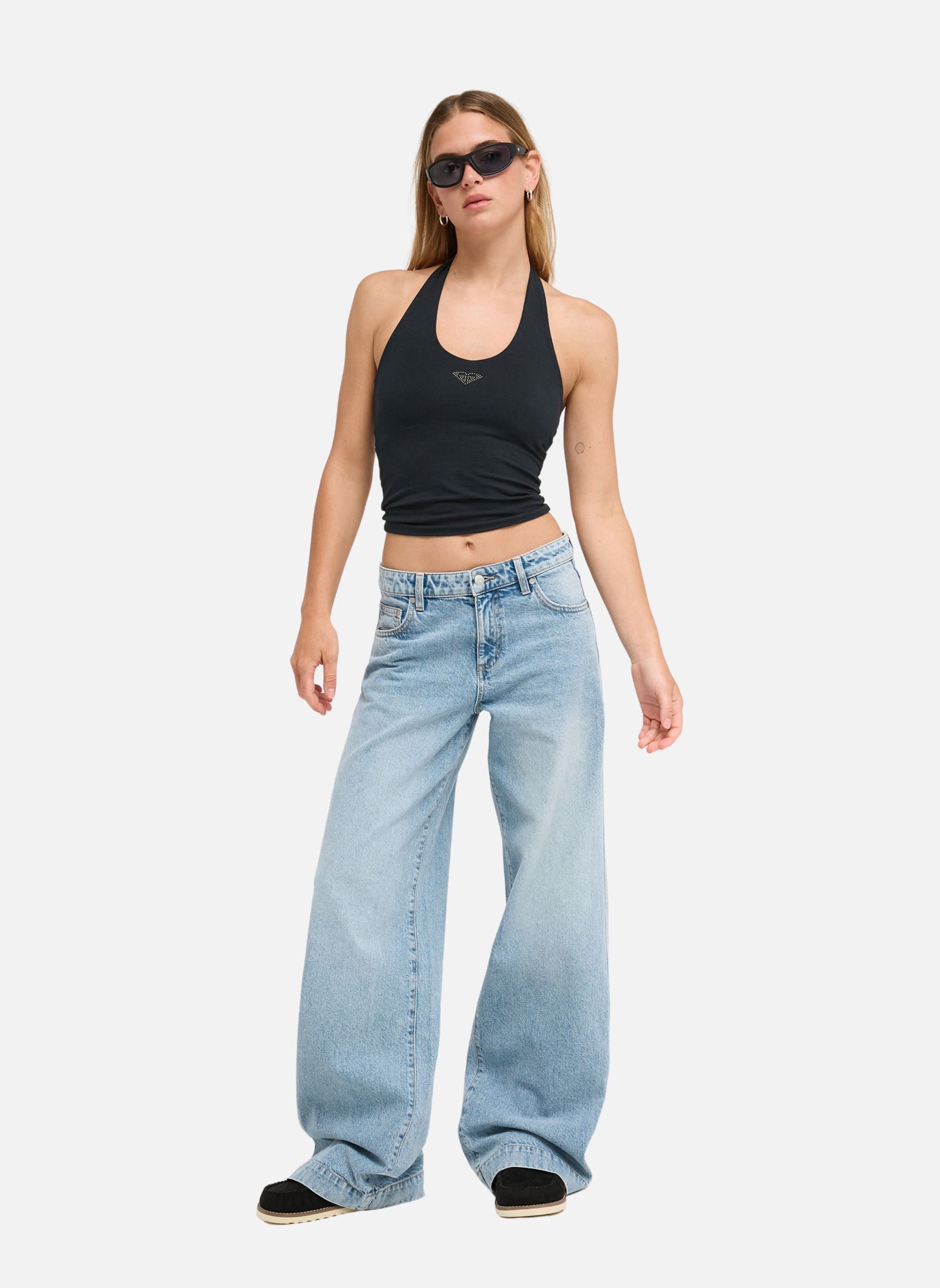 Jeans droit Sun And Done femme bleu Roxy Jeans droit Sun And Done femme bleu Bleu