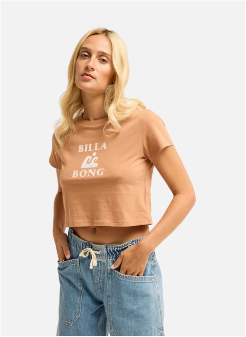 Billabong Débardeurs Surfing In Town Crop femme rouge