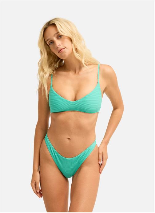 Billabong Bas de maillot culotte Tanlines Tropic femme vert