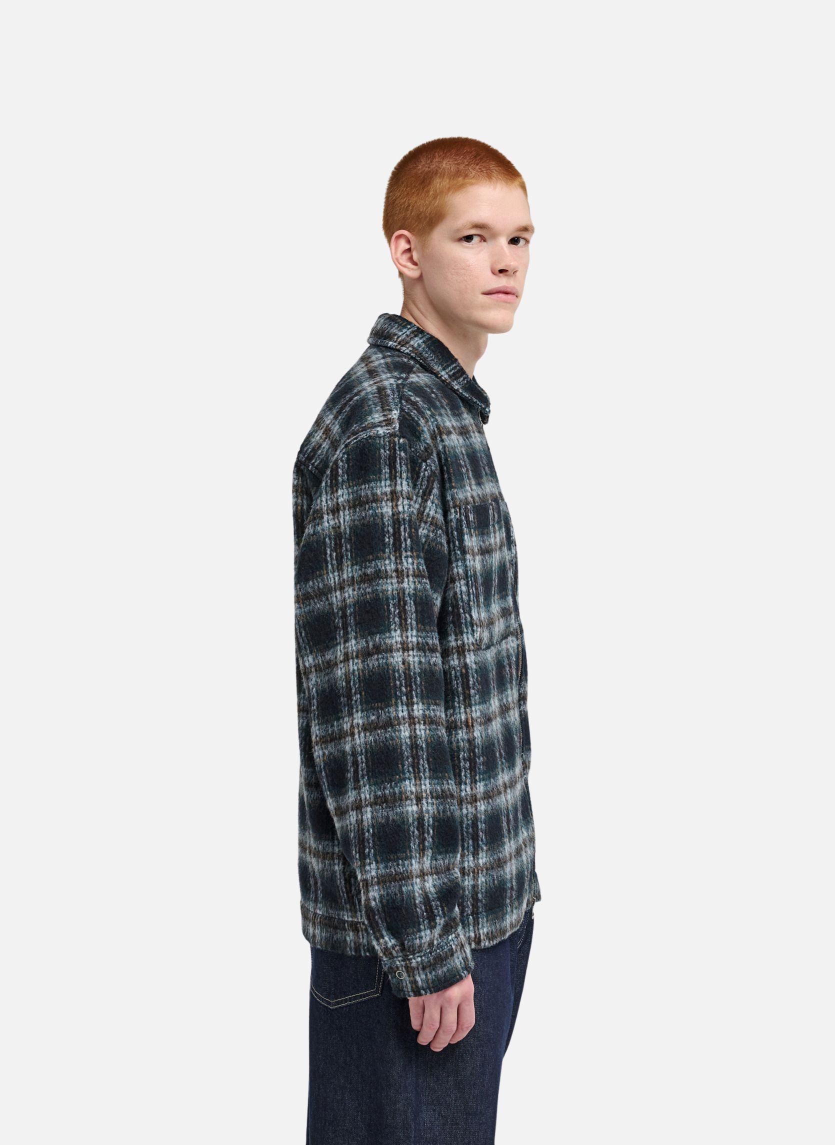 Blousons Fuzzy Check homme multicolore Element Blousons Fuzzy Check homme multicolore Multicouleur