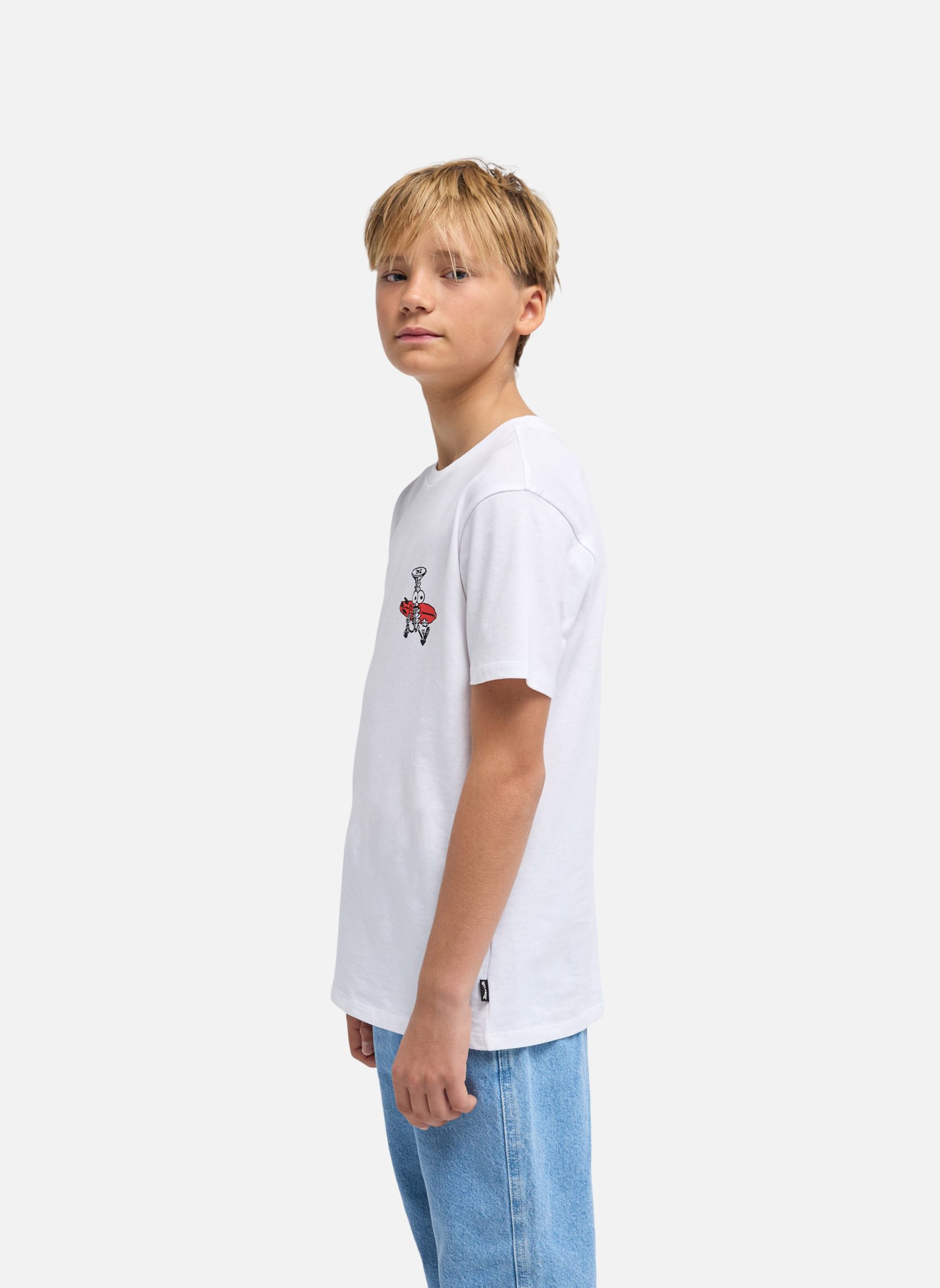 Tee-shirts Crayon Wave garçon blanc Billabong Tee-shirts Crayon Wave garçon blanc Blanc
