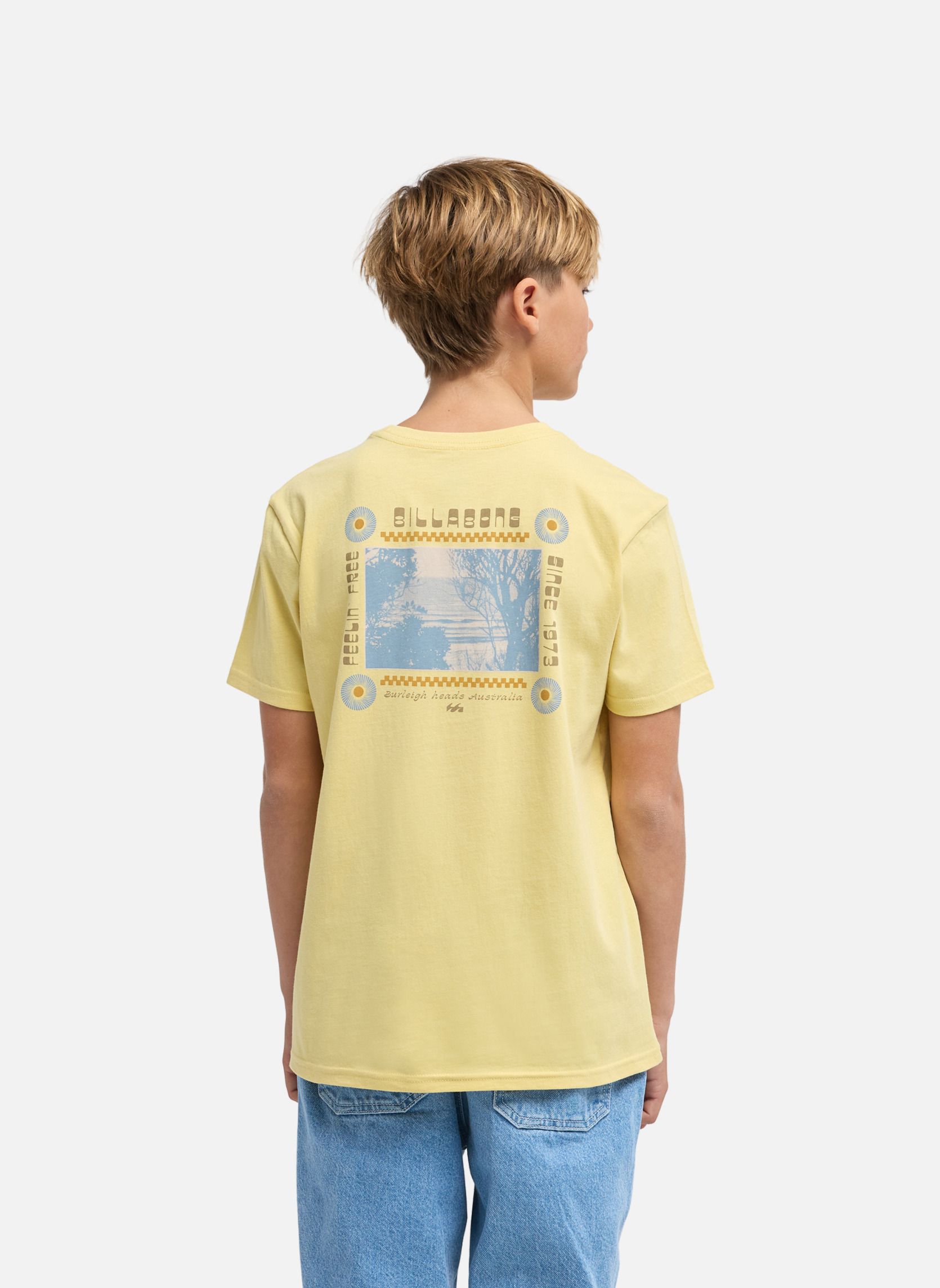 Tee-shirts Secret Spot garçon jaune Billabong Tee-shirts Secret Spot garçon jaune Jaune