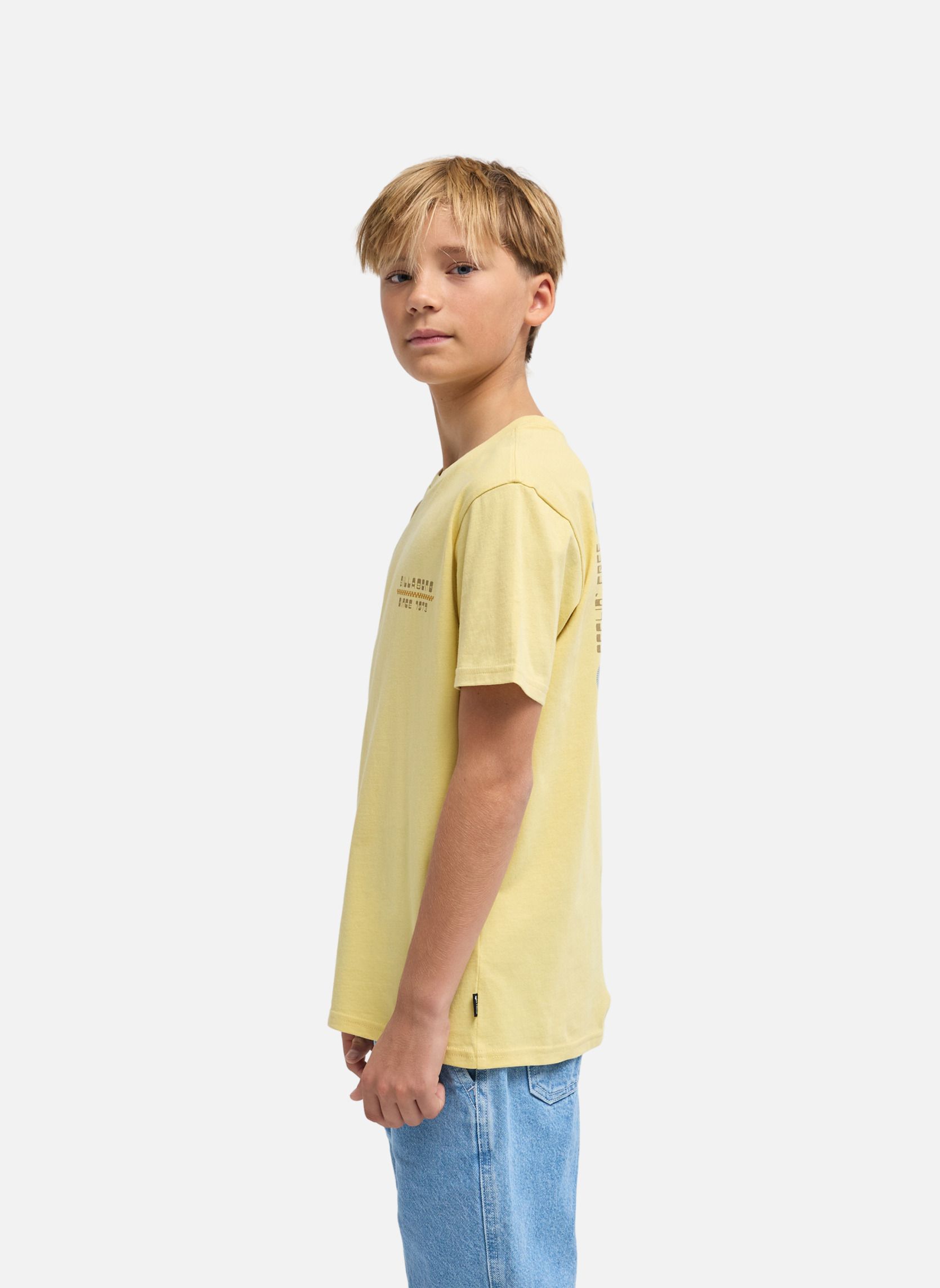 Tee-shirts Secret Spot garçon jaune Billabong Tee-shirts Secret Spot garçon jaune Jaune