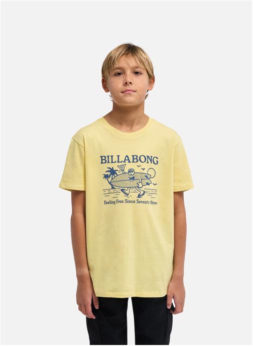 Billabong Tee-shirts Twinny garçon jaune