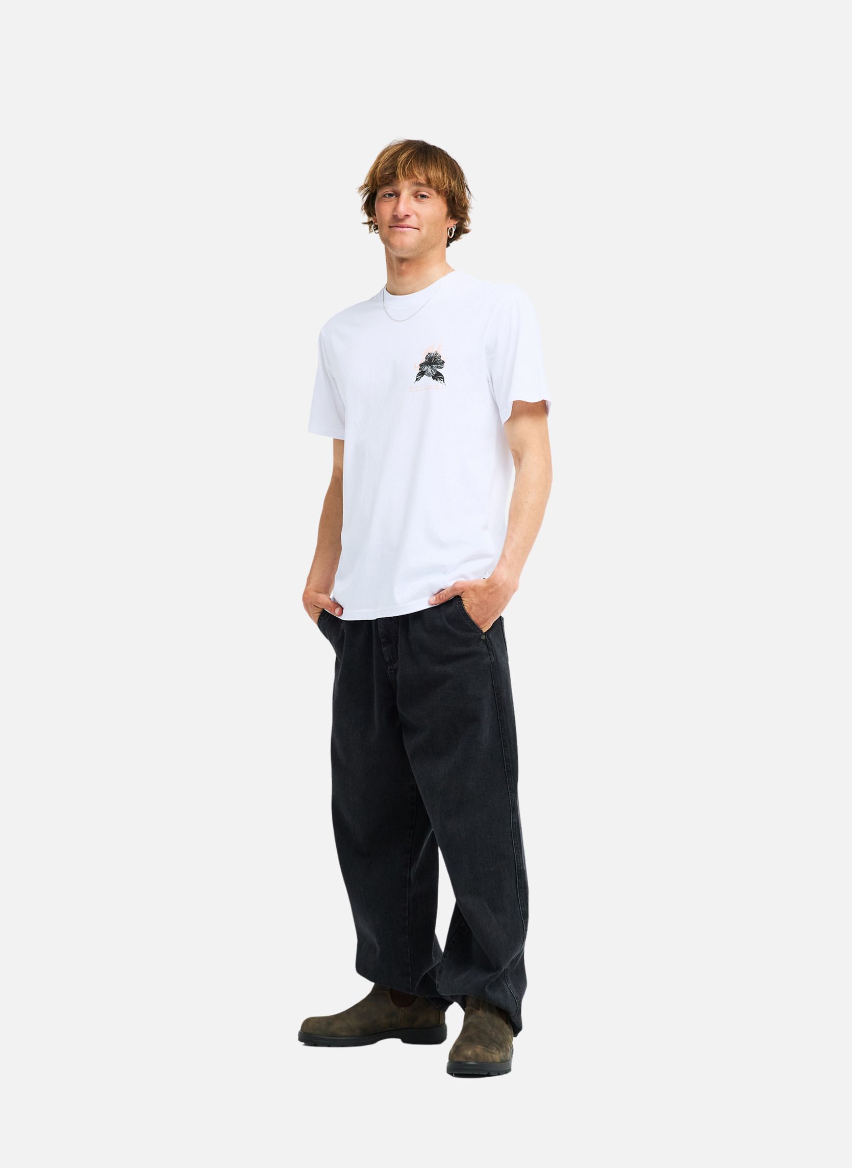 Tee-shirts Retro Poster homme blanc Billabong Tee-shirts Retro Poster homme blanc Blanc