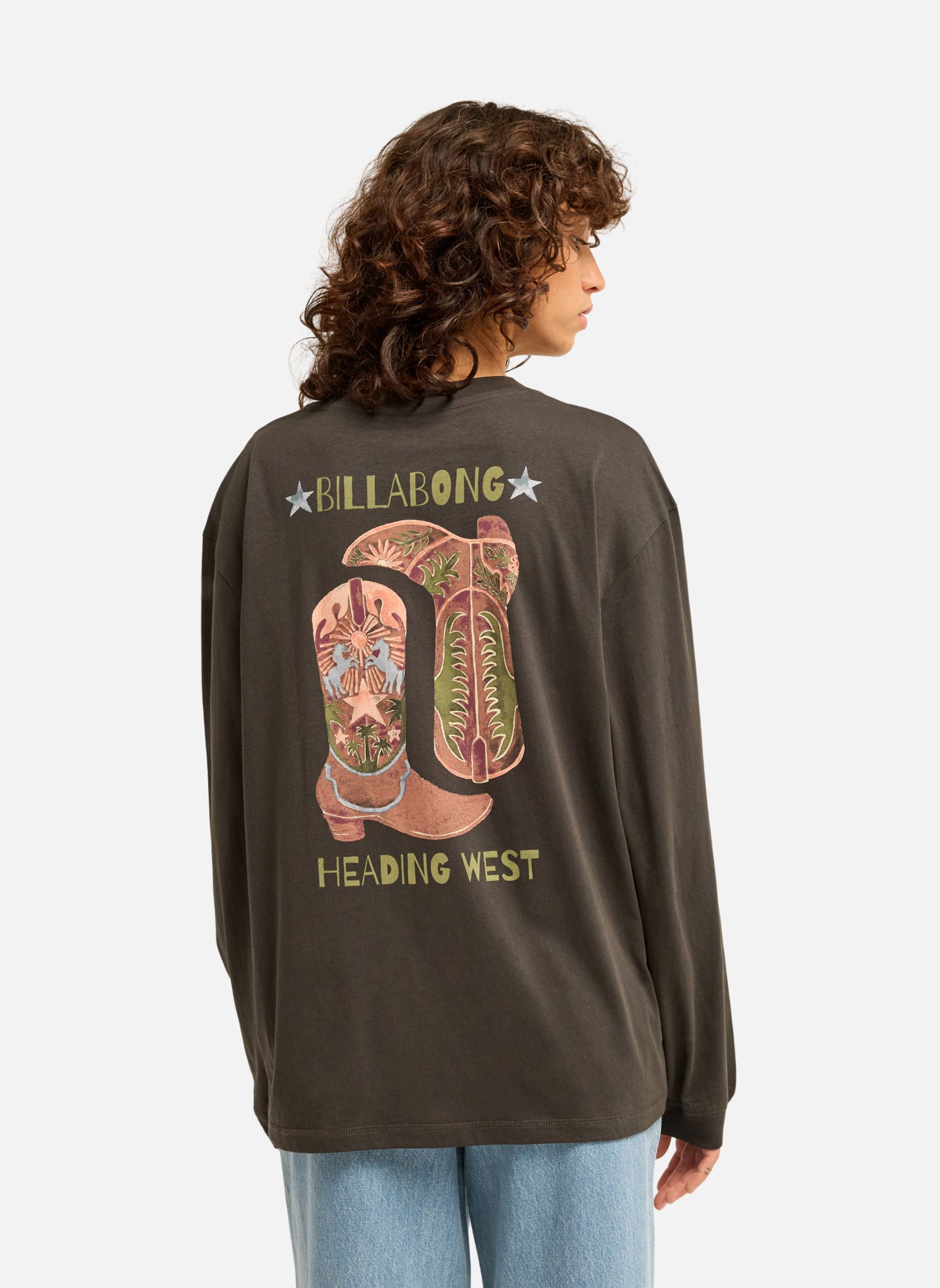 Tee-shirts Rinding West femme noir Billabong Tee-shirts Rinding West femme noir Noir