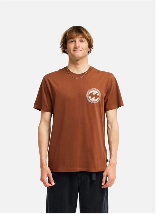 Billabong Tee-shirts Crayon Wave homme marron