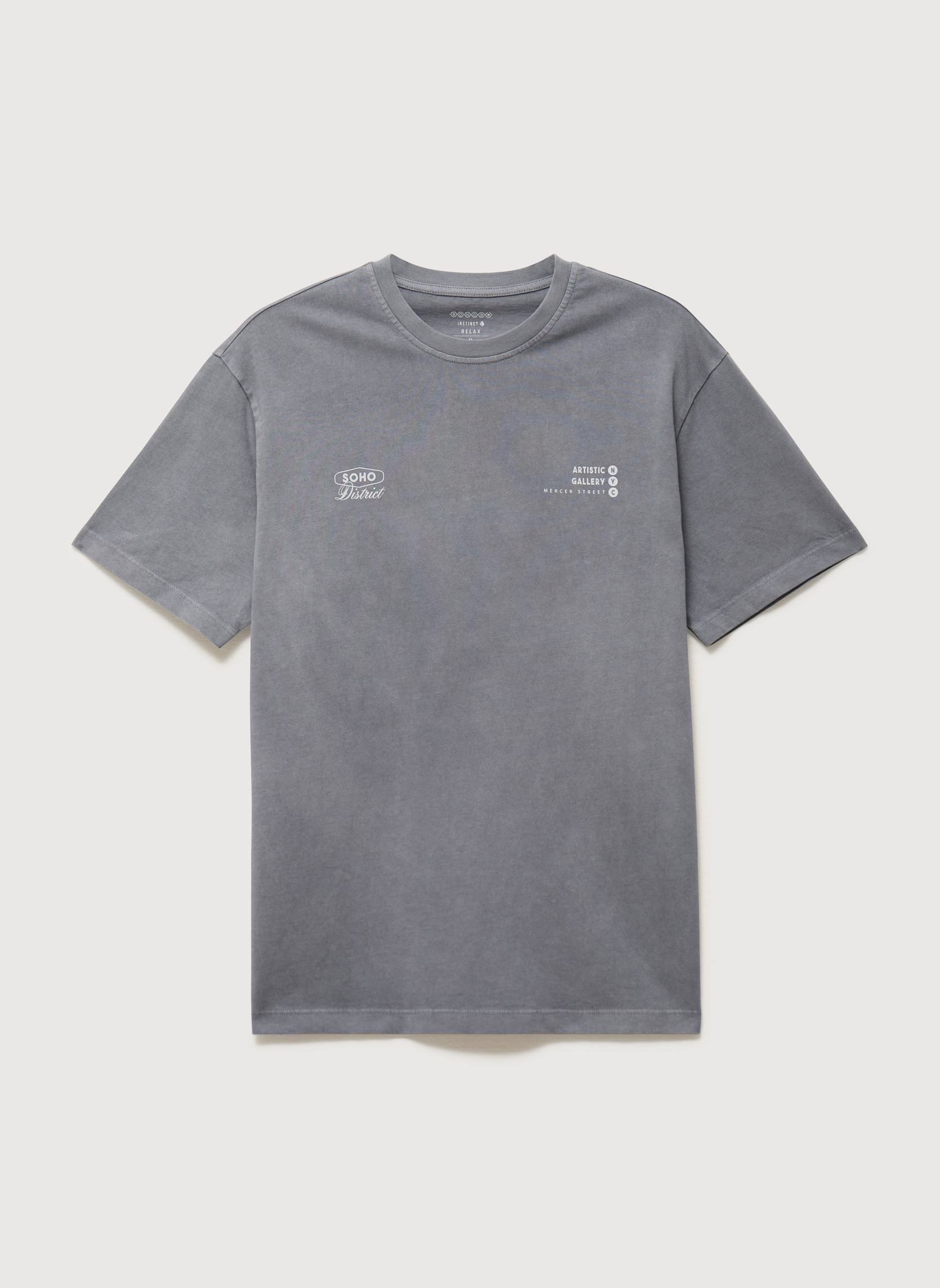 Tee-shirts TEEWASHBRODH homme gris Bonobo Tee-shirts TEEWASHBRODH homme gris Gris