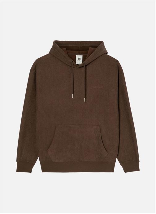 Element Sweats à capuche Lowcase Corduroy homme marron