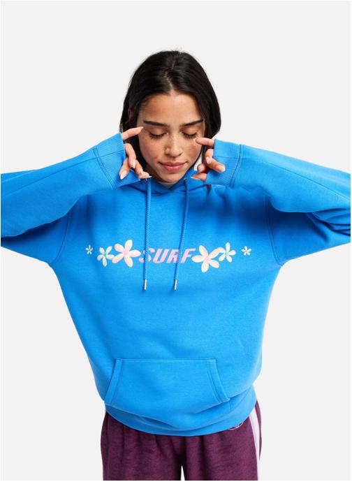 Roxy Sweats à capuche Surf Stoked Brushed femme bleu