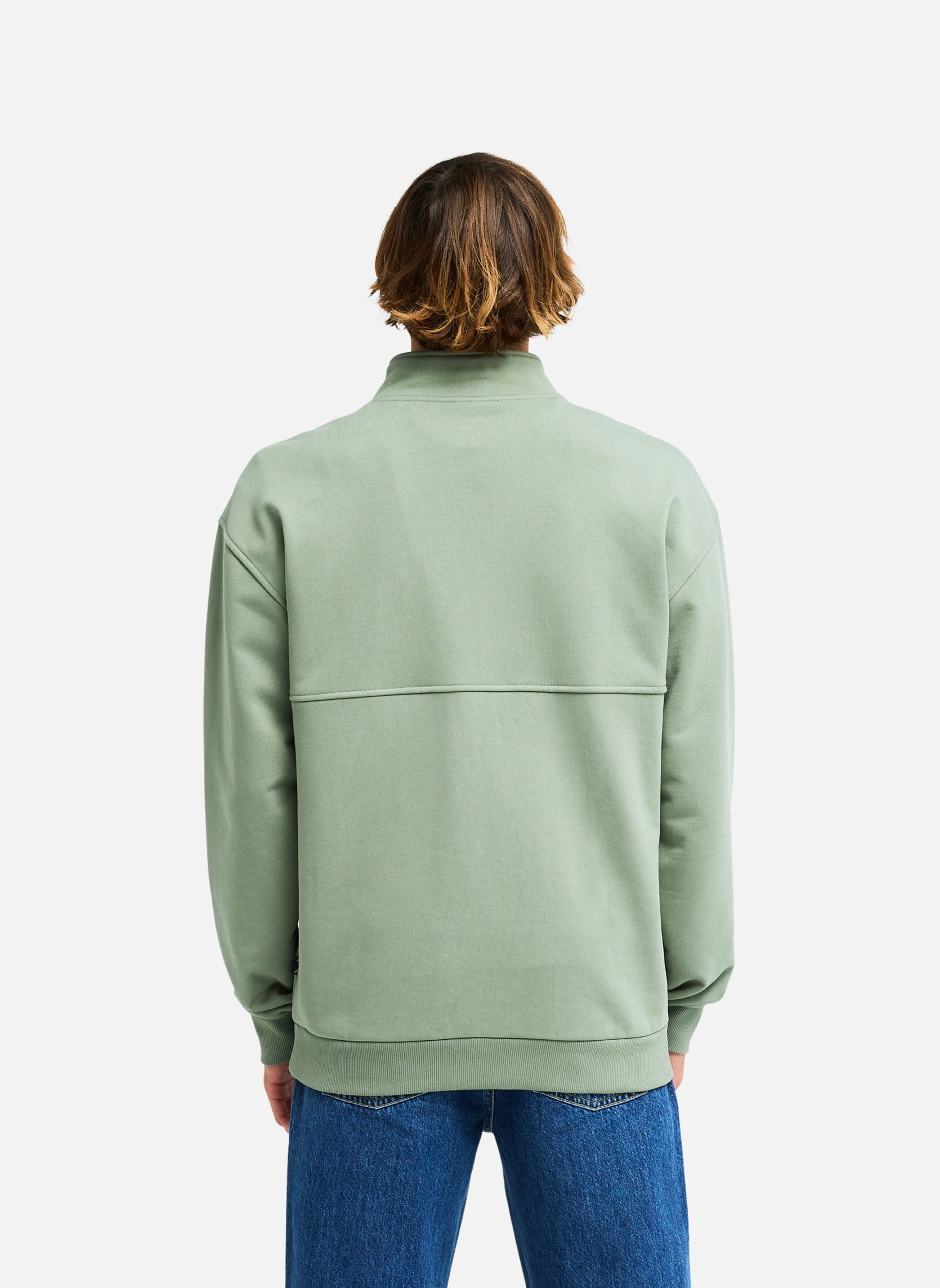Sweats à capuche Burleigh Mock Neck homme vert Billabong Sweats à capuche Burleigh Mock Neck homme vert Vert