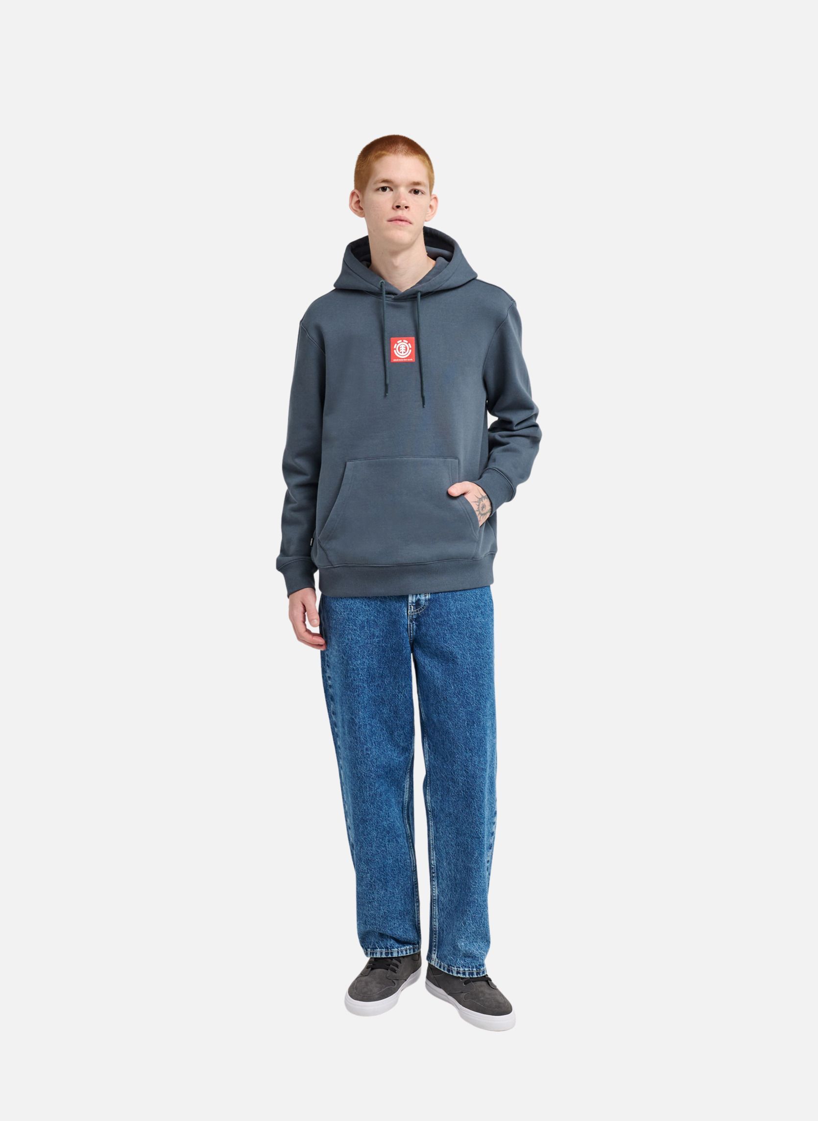 Sweats à capuche Square homme gris Element Sweats à capuche Square homme gris Gris