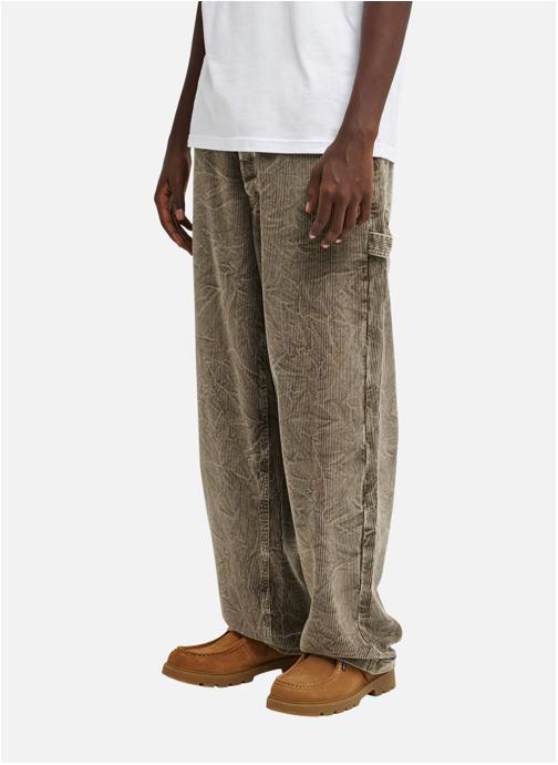 Element Pantalons de costume Relax Carpenter Washed homme marron