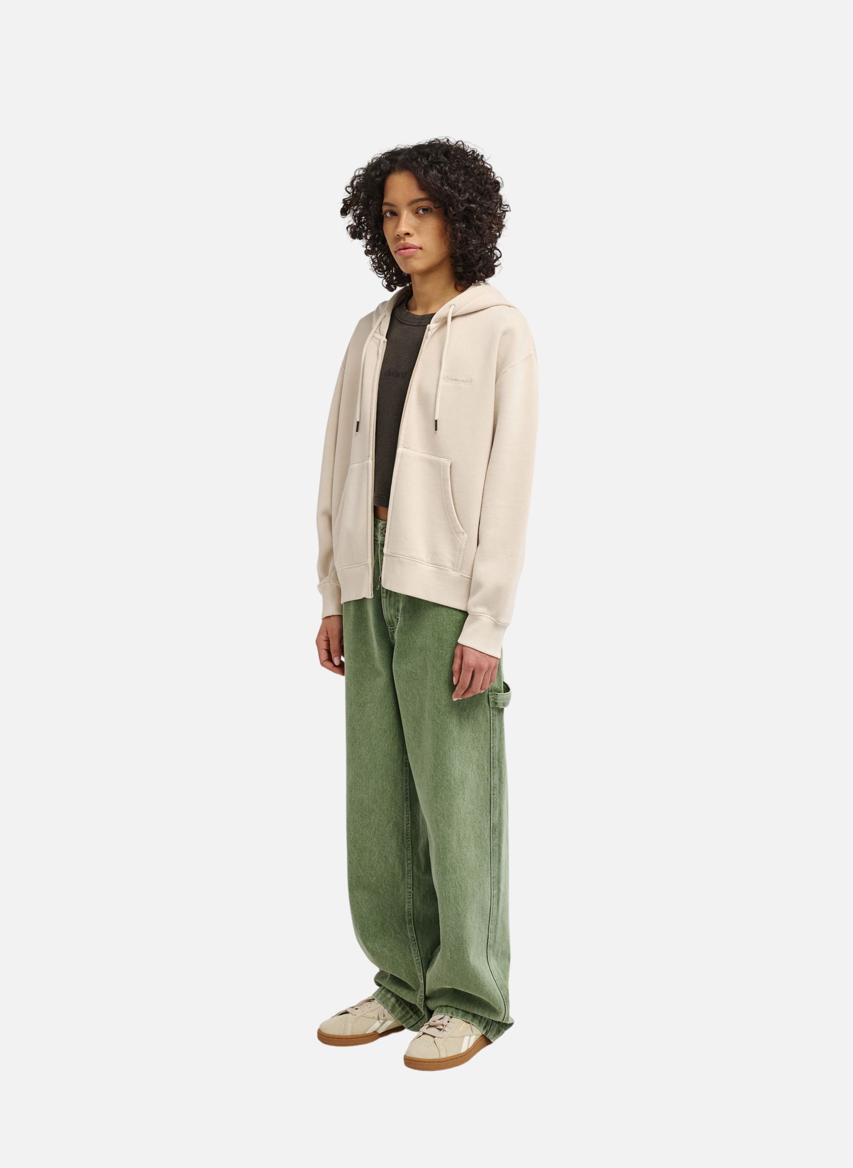 Sweats à capuche Lowcase Pigment femme beige Element Sweats à capuche Lowcase Pigment femme beige Beige