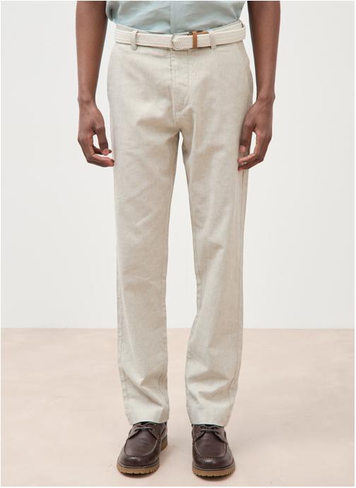 Bonobo Pantalons droits NEWBELTLINH homme beige