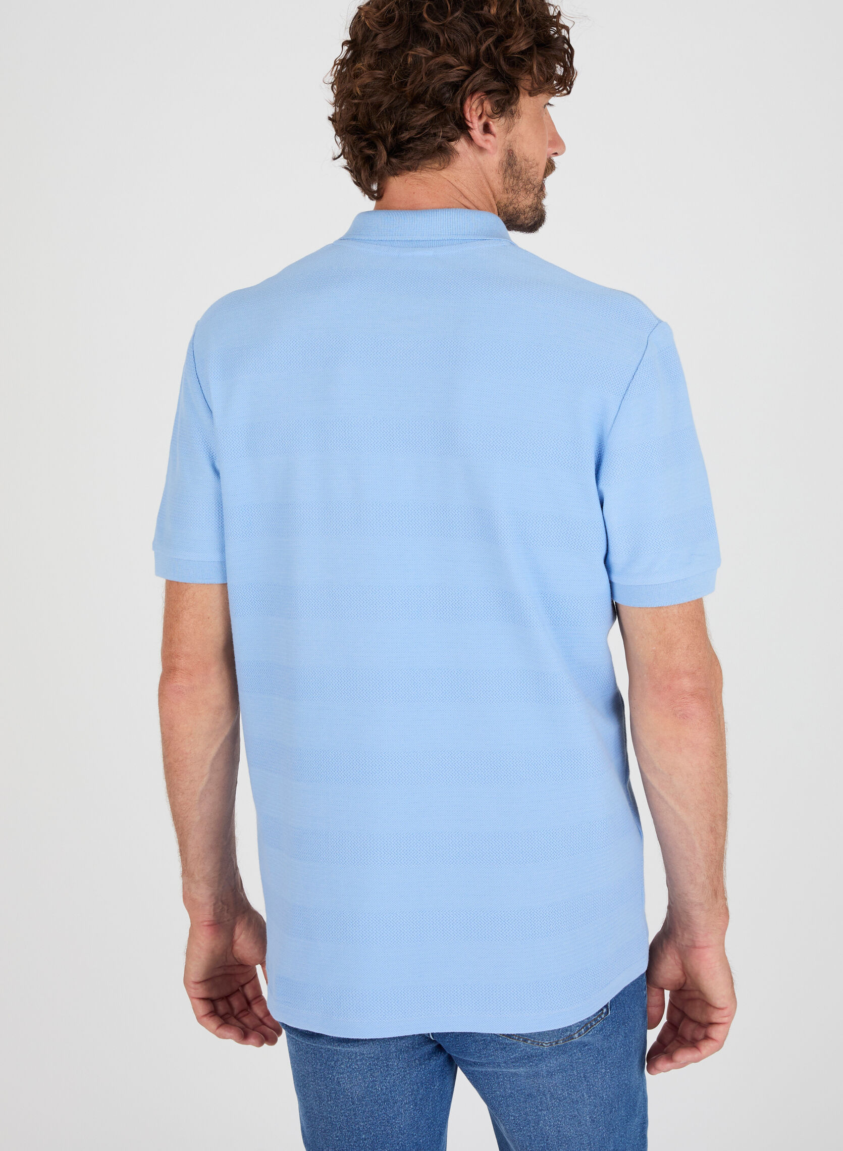 Polos 85015 homme bleu Damart Polos 85015 homme bleu Bleu pastel