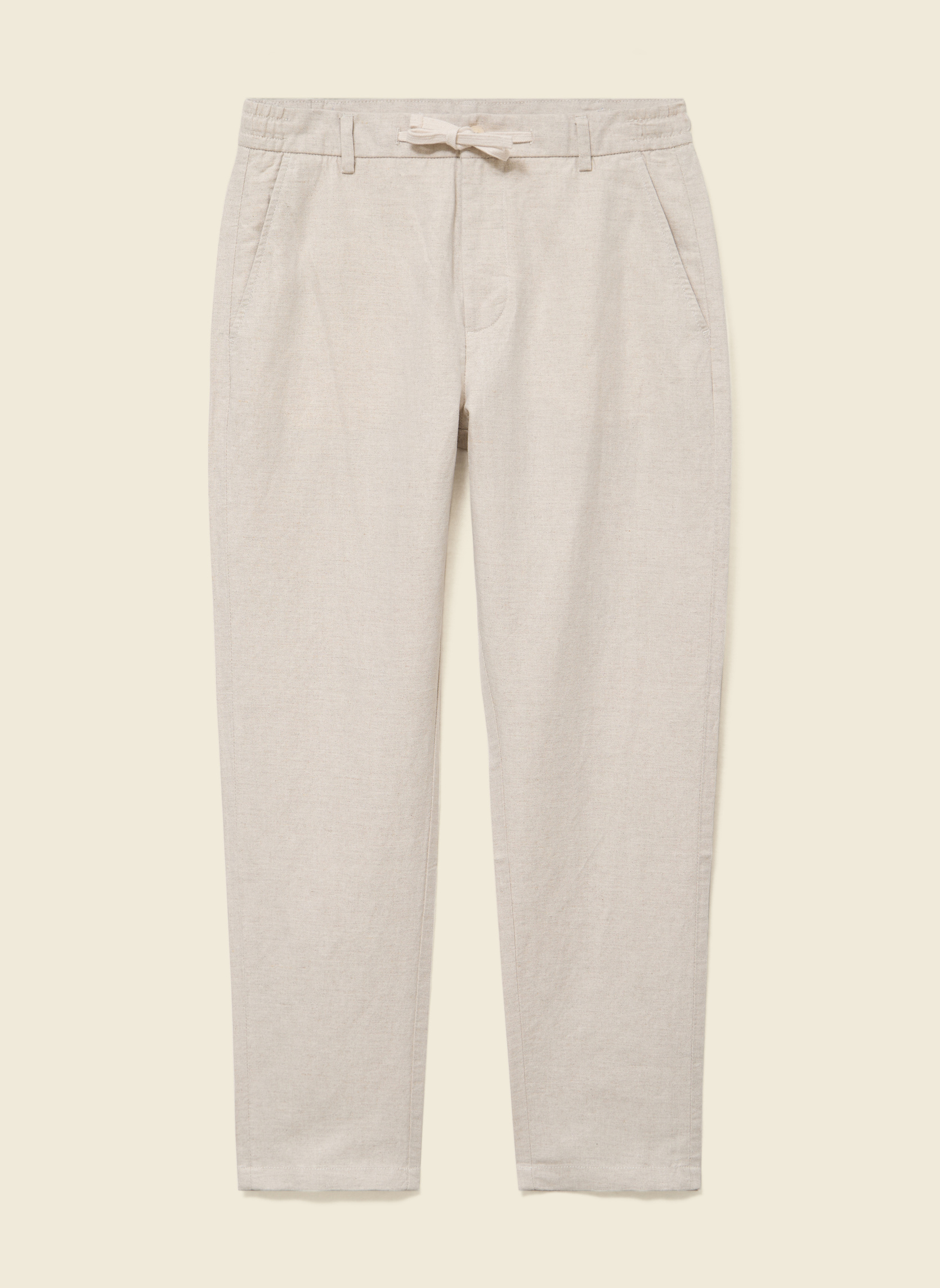 Pantalons droits NEWLISUM2H homme blanc Bonobo Pantalons droits NEWLISUM2H homme blanc Blanc