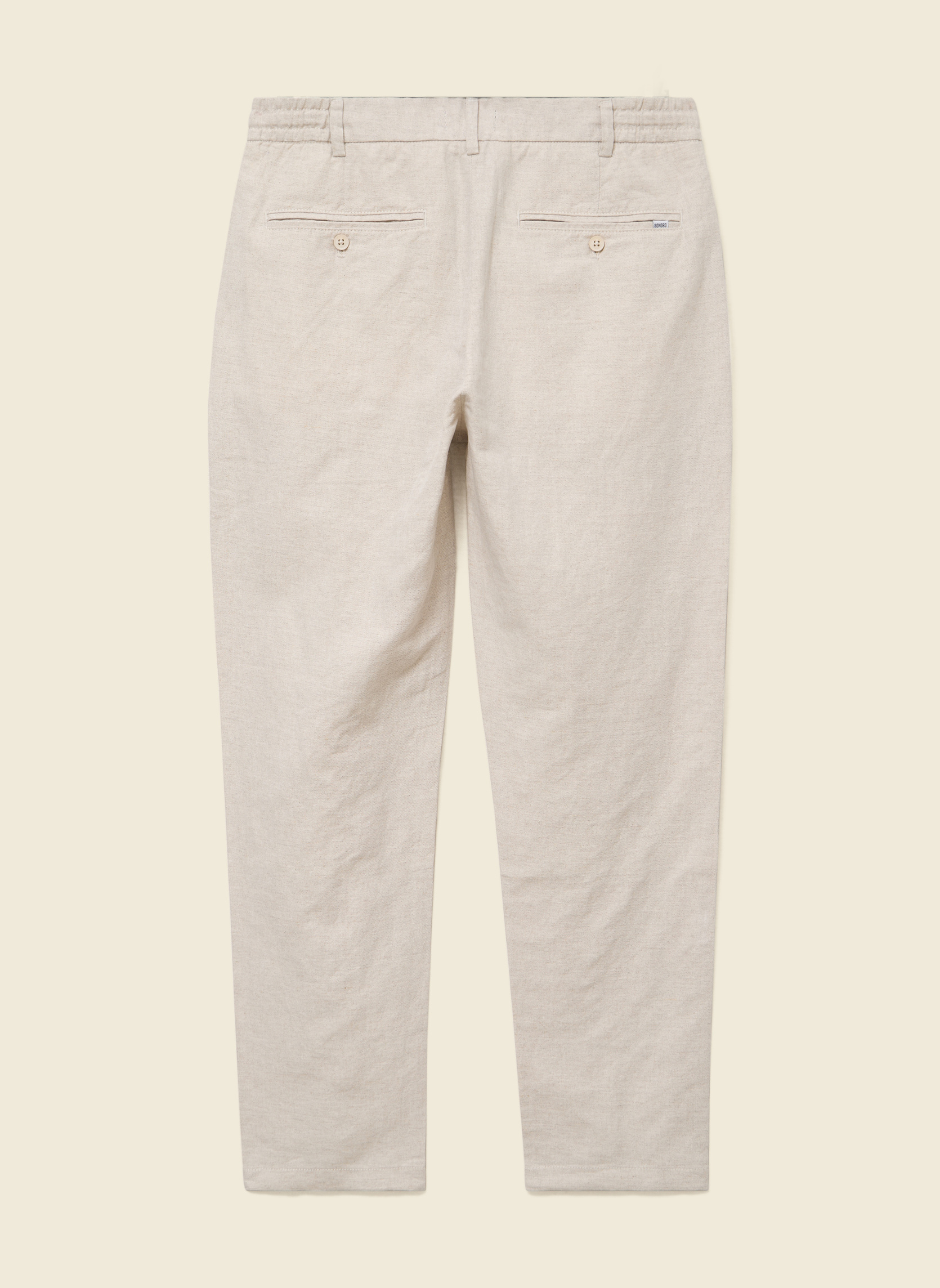 Pantalons droits NEWLISUM2H homme blanc Bonobo Pantalons droits NEWLISUM2H homme blanc Blanc