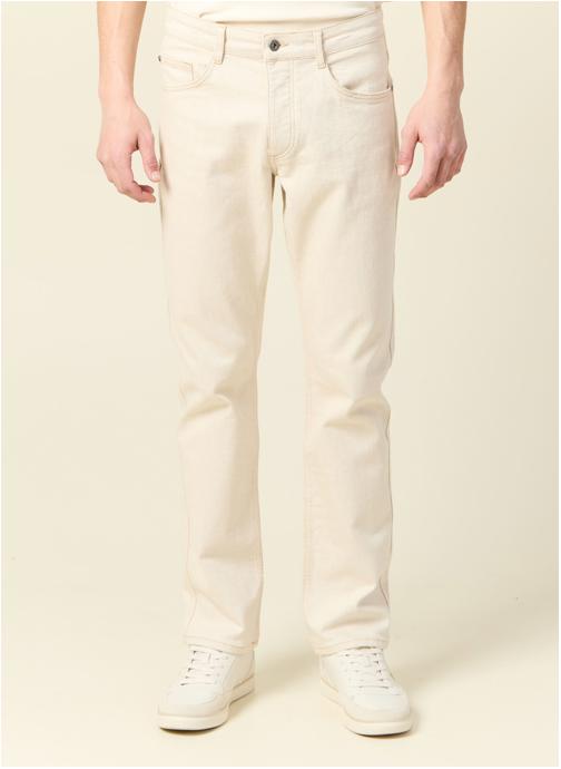 Bonobo Jeans droit RIO-0DYE homme beige