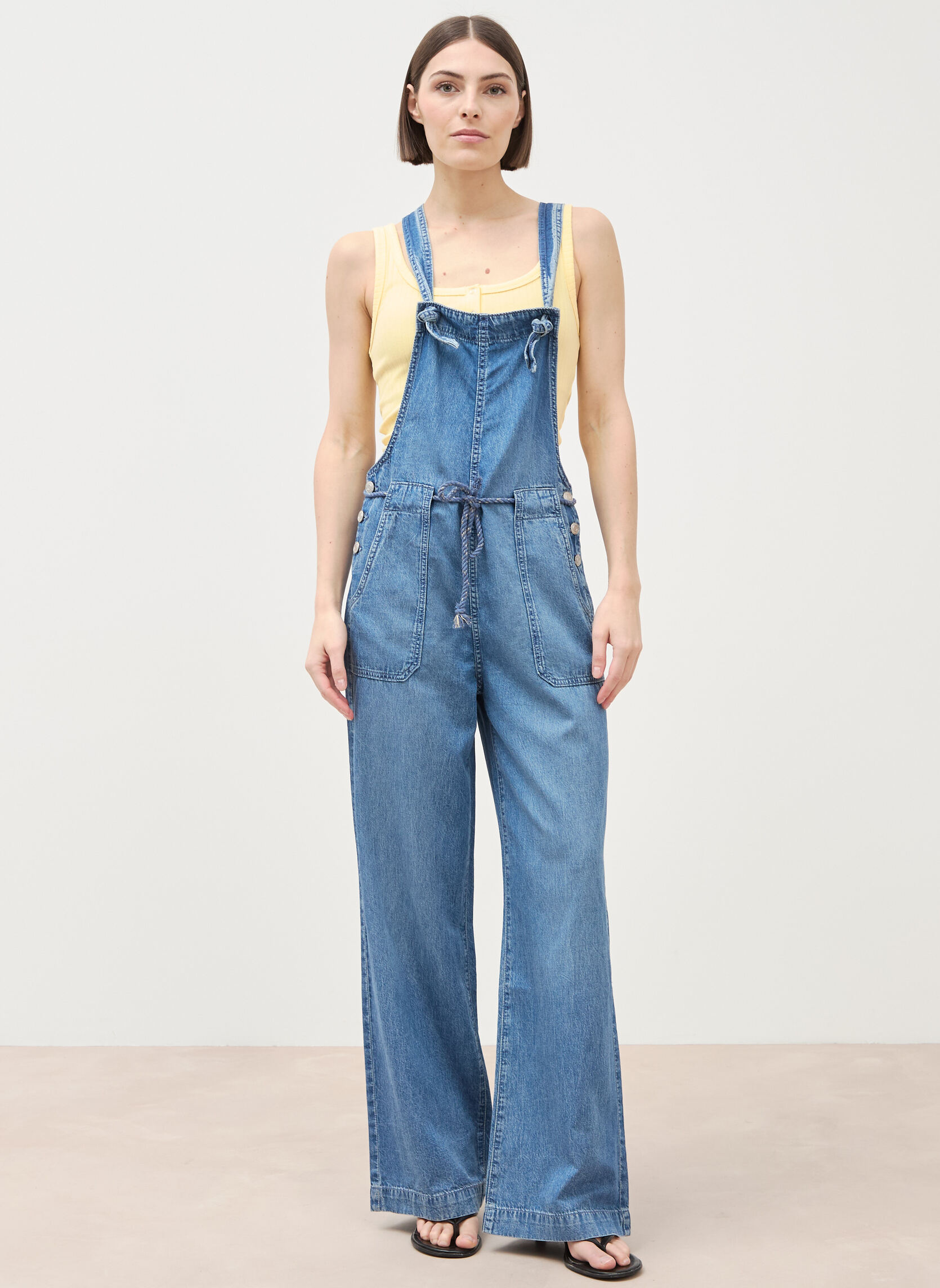 Salopettes CAIRE-LOOSED femme bleu Bonobo Salopettes CAIRE-LOOSED femme bleu Bleu clair