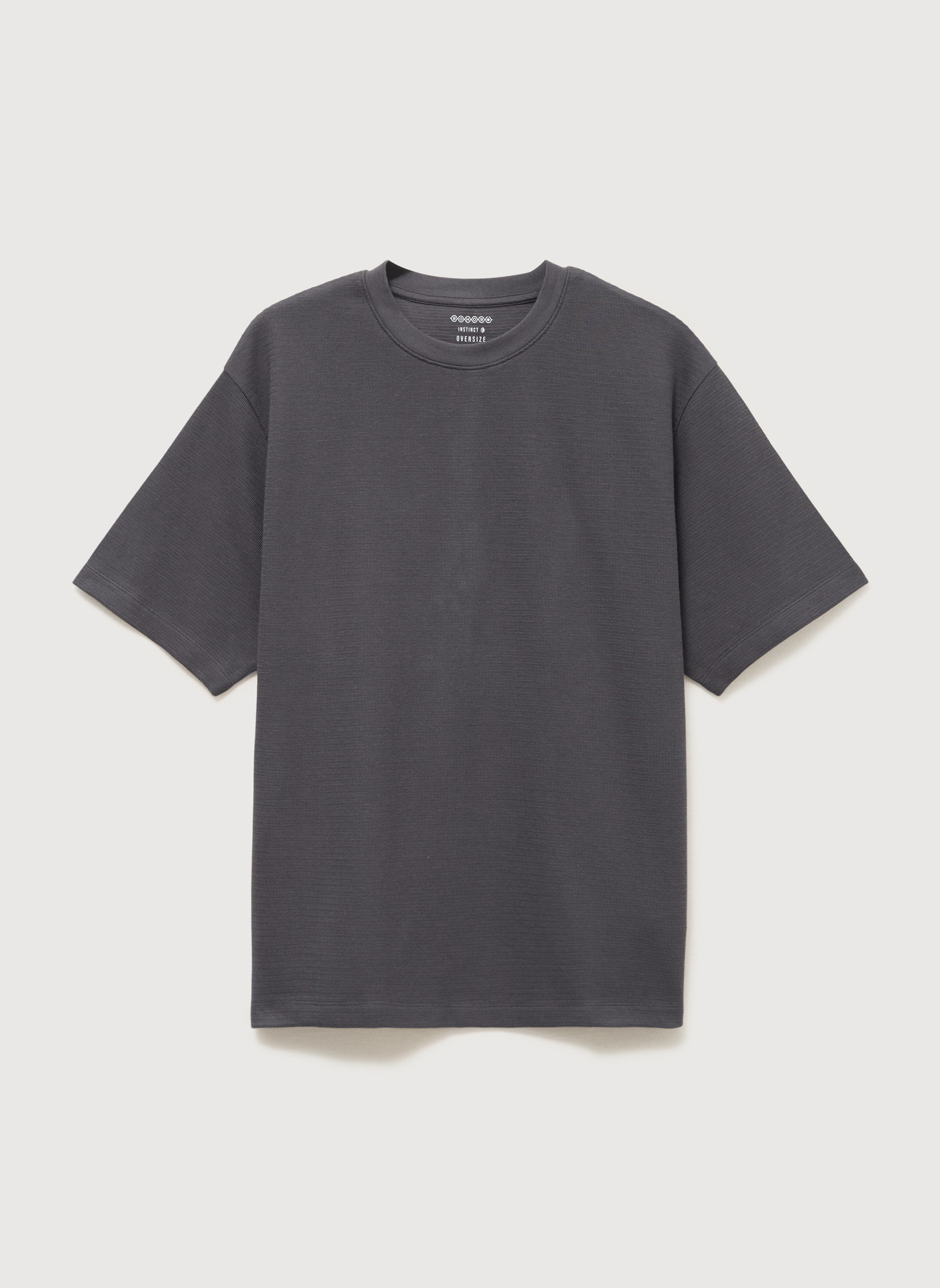 Tee-shirts OVERTEXTUREH homme gris Bonobo Tee-shirts OVERTEXTUREH homme gris Gris foncé