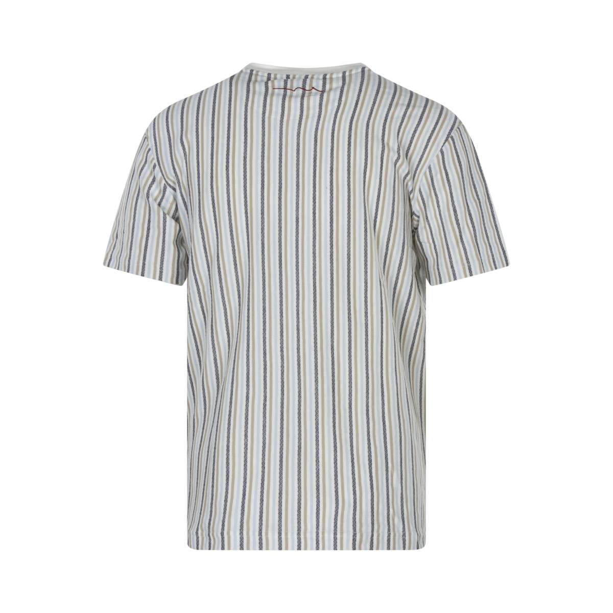 Tee-shirts T-shirt coton à rayures droit - 11018155D homme blanc Teddy Smith Tee-shirts T-shirt coton à rayures droit - 11018155D homme blanc Blanc