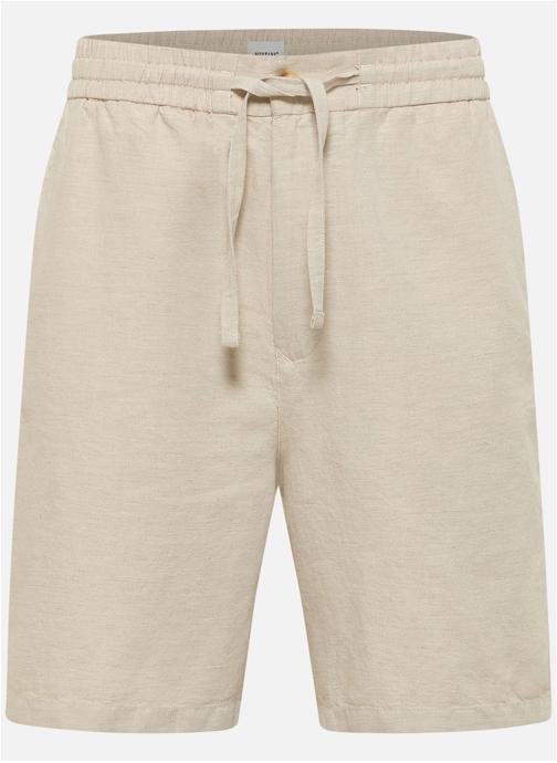 MUSTANG Shorts Short Chino coton et lin mélangé droit - 1017757 homme blanc