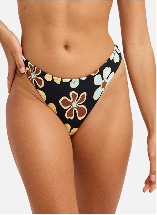 Roxy Bas de maillot culotte Nostalgic Feel Tanga femme noir