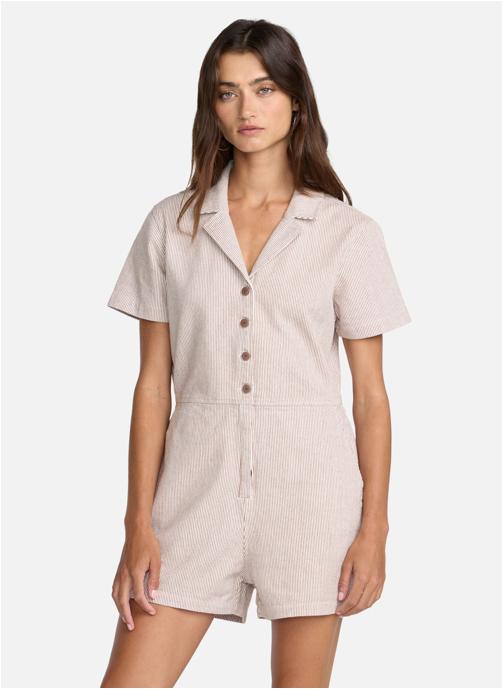 RVCA Combinaisons Labour Dayshift femme marron