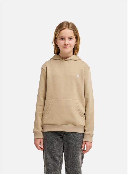 Element Vestes polaires Sweat à capuche ICON EMBROIDERY PO Y garçon beige