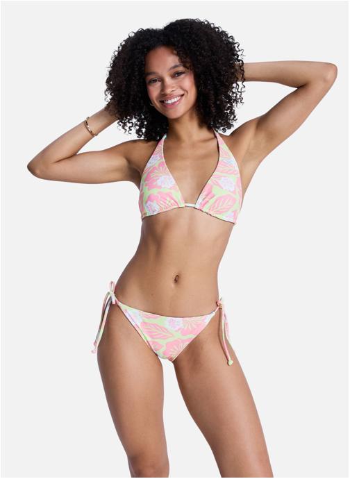 Roxy Hauts de maillot triangle Hibiscus Hype RV Tiki Tri femme rose