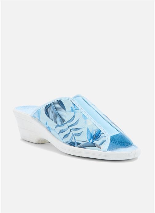Pediconfort Chaussons PANTOUFLES femme bleu