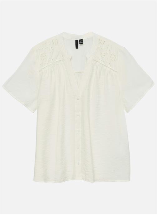 Vero Moda Tops Chemisier droit - 10340734 femme blanc